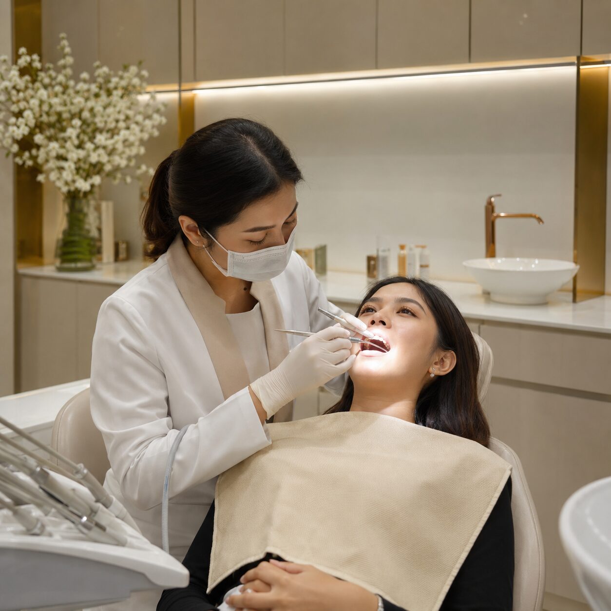 Tambal gigi estetis di Guyu Dental House