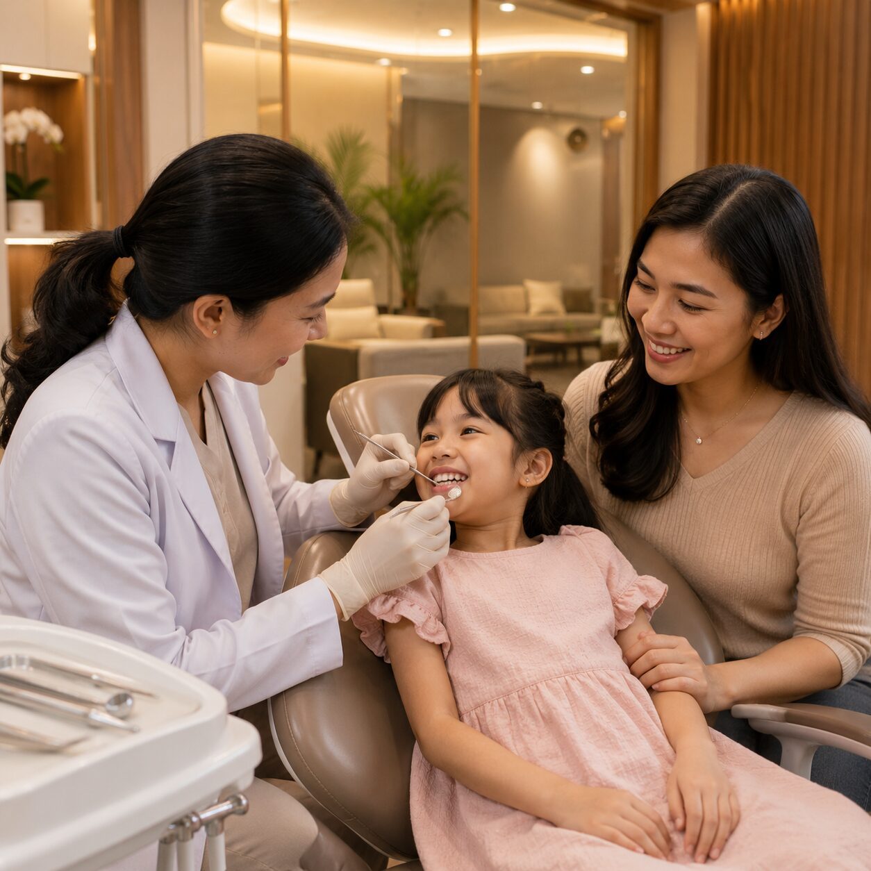 Imunisasi gigi anak di Guyu Dental House