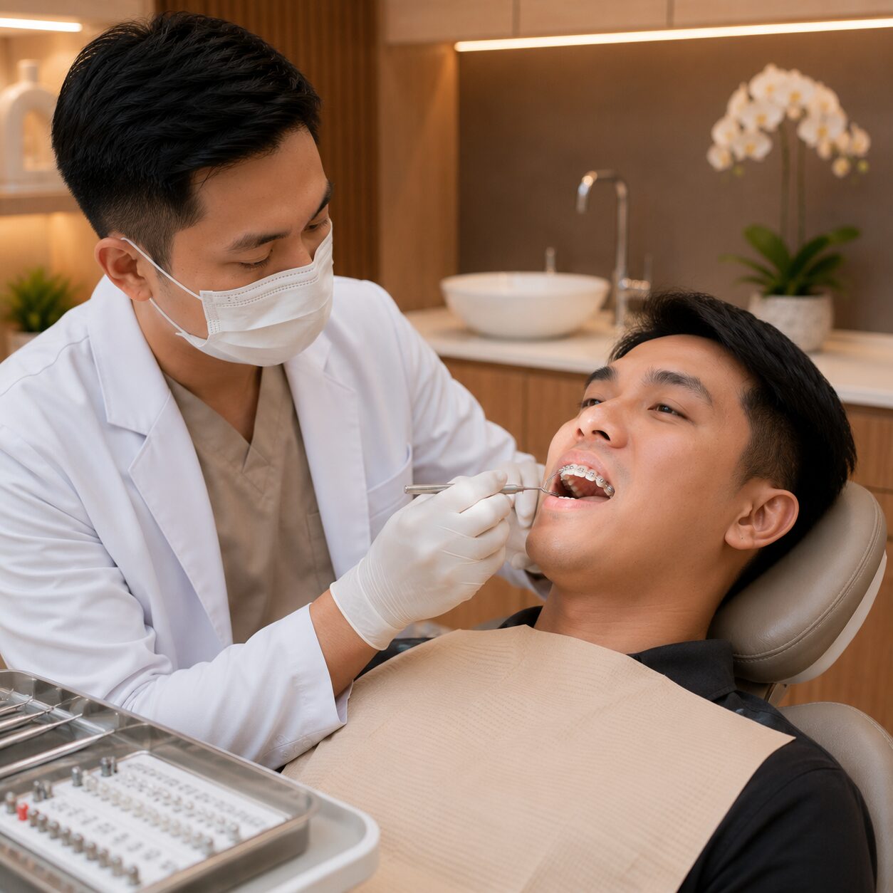 Konsultasi proses pasang behel di Guyu Dental House